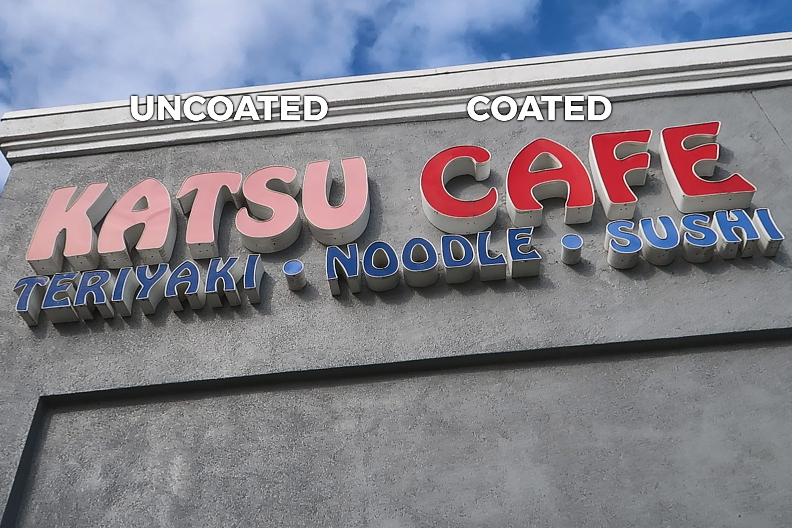 Restaurant Sign Ceramic Pro Protection